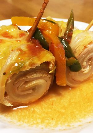 レンジで簡単にロール白菜モドキ-レシピのメイン写真