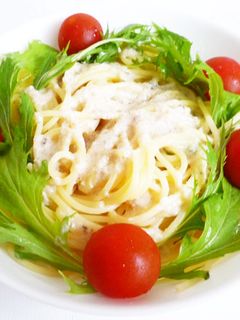 ヨーグルトで バーニャカウダソースパスタ-レシピのメイン写真