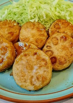 生姜たっぷりレンコンのはさみ焼き-レシピのメイン写真
