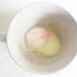 簡単温泉玉子 電子レンジとマグカップ1分