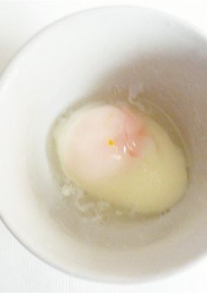 簡単温泉玉子　電子レンジとマグカップ1分-レシピのメイン写真
