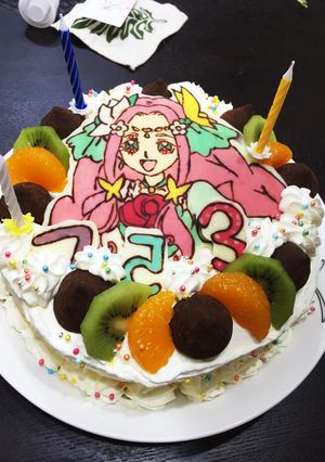 プリキュア フェリーチェチョコプレート-レシピのメイン写真