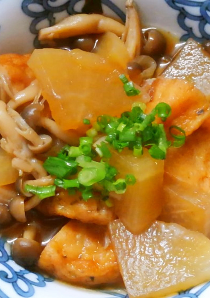 簡単！大根とさつま揚げとしめじの煮物♪-レシピのメイン写真
