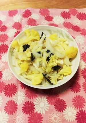 白の温野菜サラダ-レシピのメイン写真