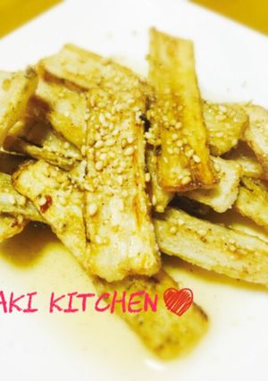 ♡揚げごぼうのレモンドレッシング和え♡-レシピのメイン写真