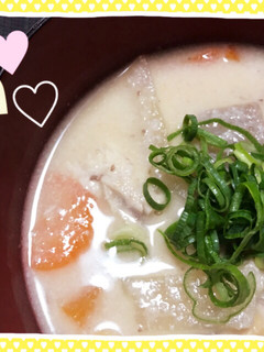 ♡ハマチのアラで激旨〜なウチの粕汁♡-レシピのメイン写真