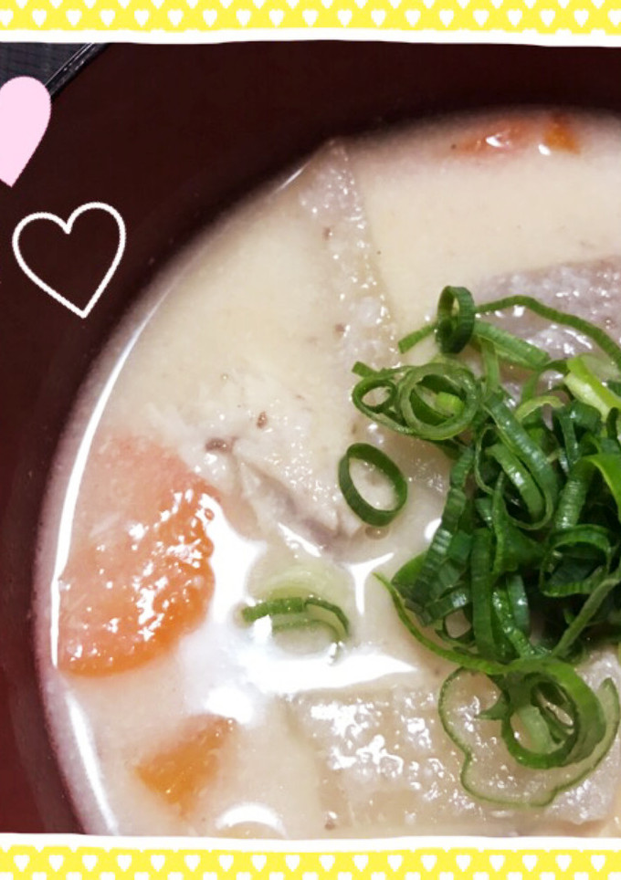 ♡ハマチのアラで激旨〜なウチの粕汁♡-レシピのメイン写真