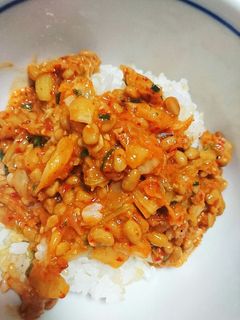 まぜるだけ♪激辛納豆丼!!-レシピのメイン写真