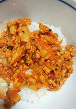 まぜるだけ♪激辛納豆丼！！-レシピのメイン写真