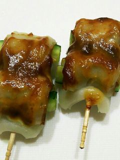 お弁当に♪竹輪の味噌マヨネーズ焼き-レシピのメイン写真