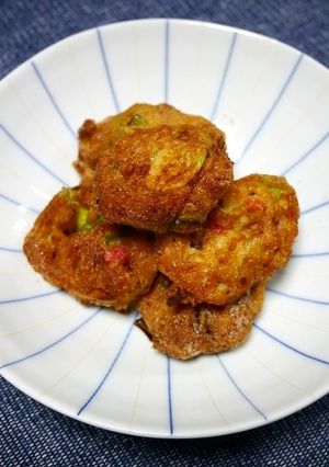 簡単!梅納豆天(納豆の天ぷら)-レシピのメイン写真