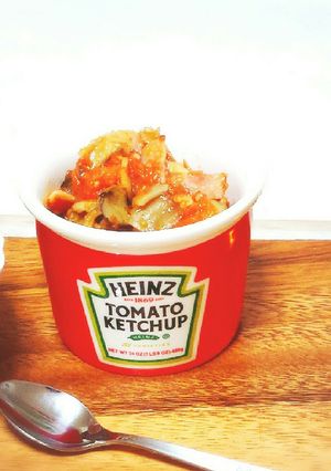 簡単舞茸アンチョビベーコンのトマトソース-レシピのメイン写真