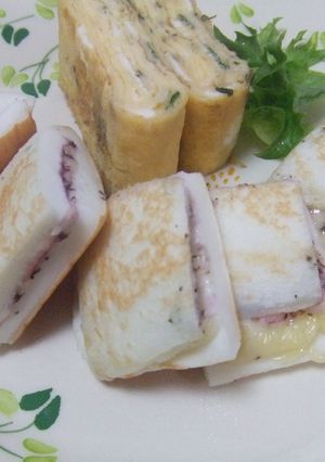 しそ梅チーズのはんぺんサンド-レシピのメイン写真