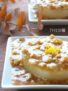 フライパンで簡単✿大根の鶏そぼろあんかけ-レシピのメイン写真