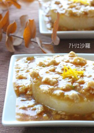 フライパンで簡単✿大根の鶏そぼろあんかけ-レシピのメイン写真