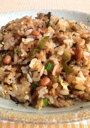 高菜と納豆のチャーハン-レシピのメイン写真