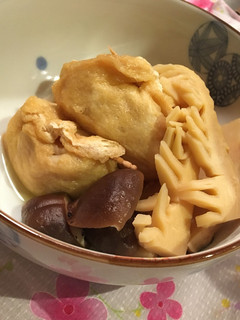 うどん巾着の煮物-レシピのメイン写真