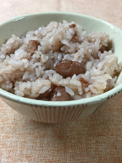 富山の甘い豆おこわ-レシピのメイン写真