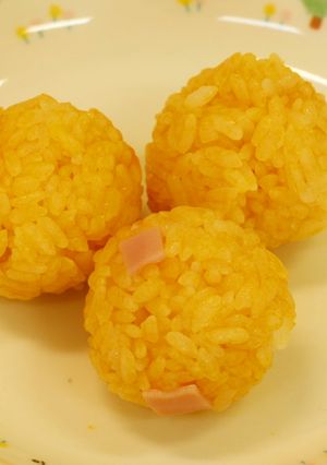 離乳食12か月～　かぼちゃおにぎり-レシピのメイン写真