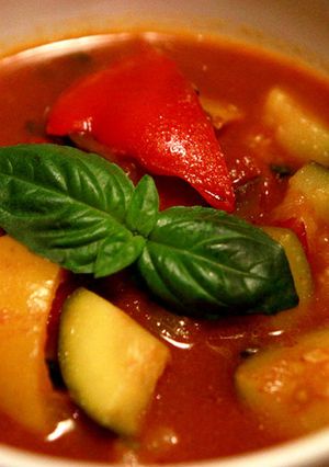 夏野菜たっぷりラタトゥイユスープカレー-レシピのメイン写真