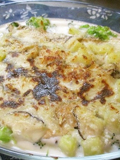 トースターで簡単に♪鮭クリームグラタン-レシピのメイン写真