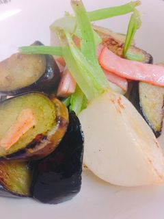 かぶとナスのにんにく炒め-レシピのメイン写真