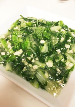 山東菜と水菜の生姜あんかけ-レシピのメイン写真
