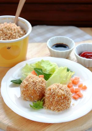 まぶすだけ『カボチャコロッケ』超簡単！-レシピのメイン写真