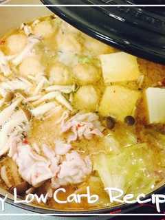 糖質オフ*味噌ラーメン鍋のスープ-レシピのメイン写真