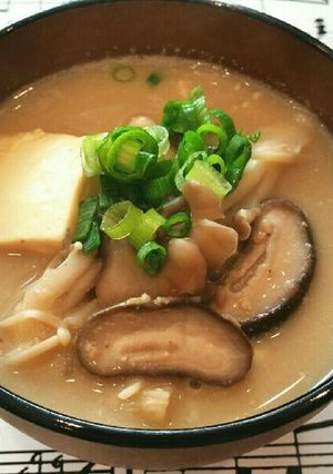 簡単♡豆腐ときのこのごま汁(о´∀`о)-レシピのメイン写真
