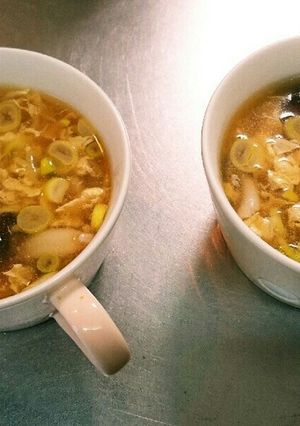 ふわふわ卵としめじの中華スープ♪-レシピのメイン写真