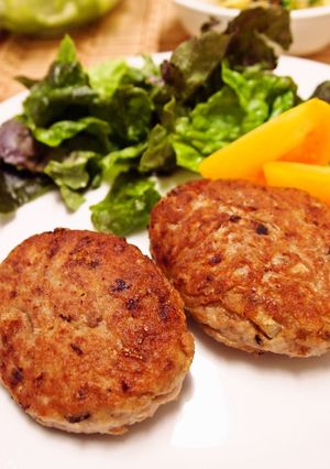 さっぱりつくね風☆鶏ひき肉のハンバーグ-レシピのメイン写真