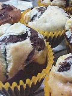 クリームチーズ入りチョコマフィン-レシピのメイン写真