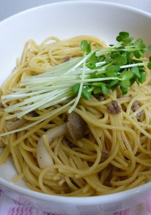ダシが隠し味☆バター醤油パスタ-レシピのメイン写真
