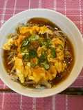 節約レシピ★もやし玉子あんかけ丼