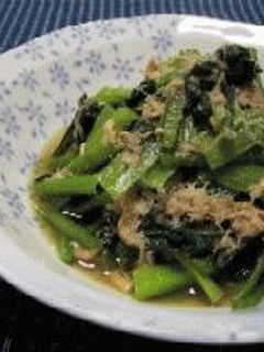 小松菜とツナの炒め物-レシピのメイン写真