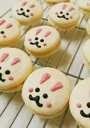 100均の製菓材料で！ うさぎのマカロン-レシピのメイン写真