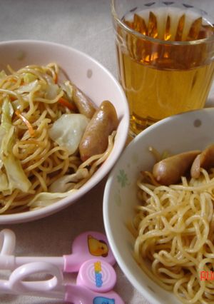 ランチに☆ｵｲｽﾀｰｿｰｽ焼きそば☆-レシピのメイン写真