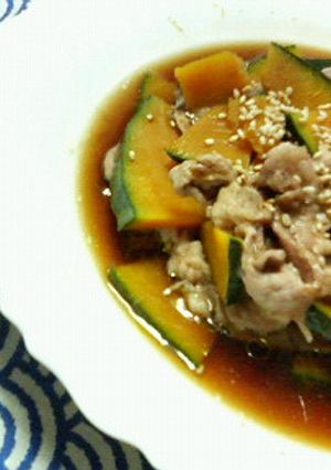 かぼちゃと豚肉の♡段々♡レンジ蒸し-レシピのメイン写真