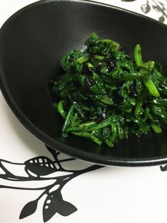 材料3つだけ!ほうれん草の磯香和え♡-レシピのメイン写真