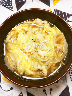 風邪っ子に♡親子うどん-レシピのメイン写真