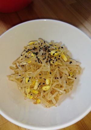 大豆モヤシ＆緑豆モヤシ❢Ｗモヤシナムル-レシピのメイン写真