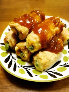 レンジで☆ちくわの肉巻き-レシピのメイン写真