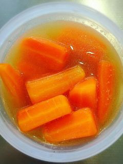 ハンバーグ付け合わせ①にんじんのグラッセ-レシピのメイン写真