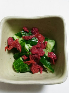 叩ききゅうりの梅肉和え-レシピのメイン写真