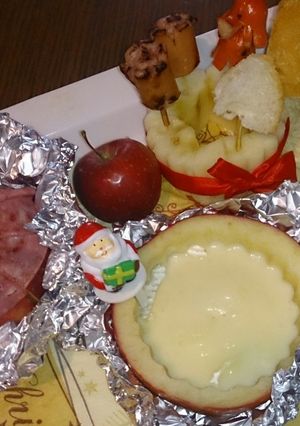 リンゴ まるごとチーズ フォンドュ☆-レシピのメイン写真