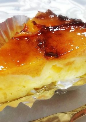 フライパンでタルトタタン風❤柿のケーキ❤-レシピのメイン写真