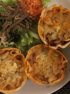 簡単手抜き!餃子の皮を重ねたラザニア-レシピのメイン写真