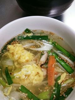 シャキシャキ野菜たっぷり中華スープ-レシピのメイン写真