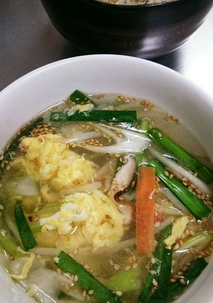 シャキシャキ野菜たっぷり中華スープ-レシピのメイン写真
